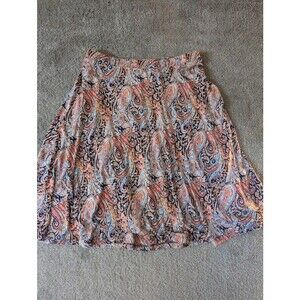Womens Paisley Skirt Gilli Size Small 28 Inch Waist Comfort Flowing Cute
